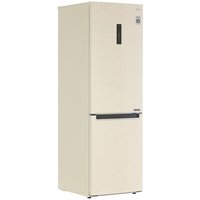 Холодильник с морозильником   LG GA-B459MESL бежевый