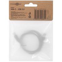Кабель FinePower USB Type-C - USB Type-A черный 1 м
