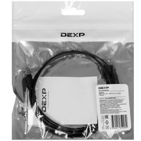 Кабель DEXP USB Type-A - USB Type-A черный 1 м