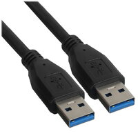 Кабель DEXP USB Type-A - USB Type-A черный 1 м