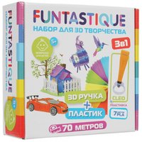 3D-ручка с пластиком Funtastique CLEO+PLA  оранжевый