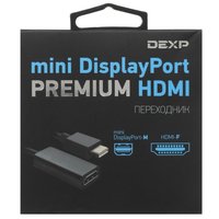 Переходник однонаправленный DEXP HDMI - mini DisplayPort, 0.2 м