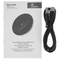 Беспроводное зарядное устройство Accesstyle Opal 15W черный