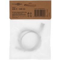 Кабель FinePower USB Type-C - USB Type-A белый 1.5 м