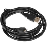 Кабель FinePower micro USB-B - USB Type-A черный 1.5 м