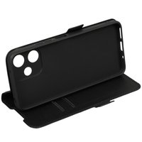 Чехол-книжка  DF Flip Case для POCO M6 Pro 5G черный