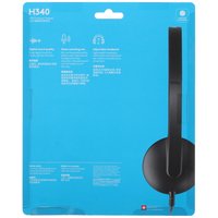 Wired headphones Logitech H340 black 2016