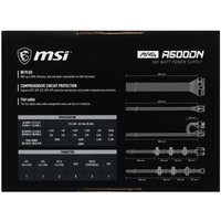 Power supply MSI MAG A500DN [306-7ZP6A11-809] black