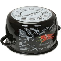 Кастрюля TM Appetite Chilli 5.5 л 18 см черный