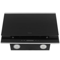 Вытяжка наклонная Haier HVX-W672GBX черный/серебристый