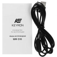 Мышь беспроводная KEYRON WM-S10  черный