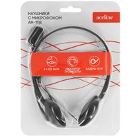 Wired headphones Aceline AH-108 black 2020