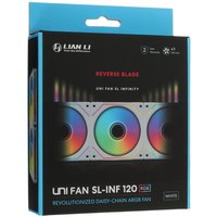 Реверсный вентилятор LIAN LI UNI FAN SL-INFINITY REVERSE BLADE [G99.12RSLIN1W.R0] белый