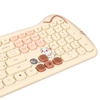 Клавиатура+мышь беспроводная   DEXP Yellow Cats желтый