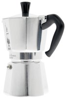 Гейзерная кофеварка Bialetti Moka Express серебристый
