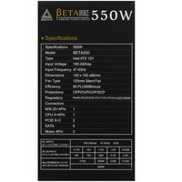 Блок питания MONTECH BETA 550 [BETA 550] черный