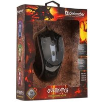 Мышь проводная Defender Overmatch GM-069 [52069] черный