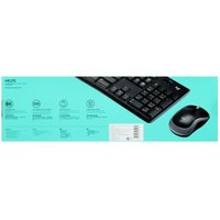 Keyboard and mouse Wireless   Logitech MK270 black