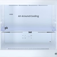 Холодильник с морозильником   Samsung RT38CG6000WWWT белый