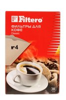 Одноразовые фильтры Filtero Classic №4 коричневый