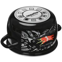 Кастрюля TM Appetite Chilli 1МС161Р 2 л 18 см черный