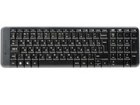 Клавиатура+мышь беспроводная   Logitech MK220 черный