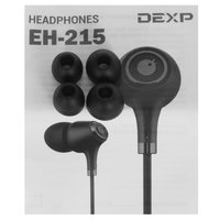 Wired headphones DEXP EH-215 black 2020