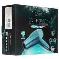 Фен GA.MA POTENZA ION 3D зеленый/черный