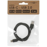 Кабель FinePower USB Type-C - USB Type-A черный 1 м