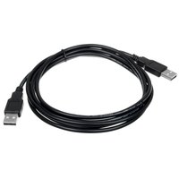 Кабель DEXP USB Type-A - USB Type-A черный 2 м