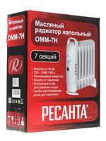Масляный обогреватель Ресанта ОММ-7Н белый