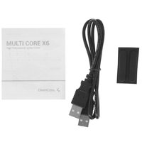 Охлаждающая подставка DEEPCOOL MultiCore X6 черный
