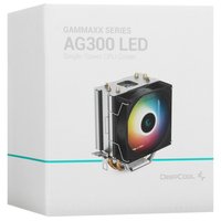 CPU cooler DEEPCOOL AG300 LED [R-AG300-BKLNMN-G] black
