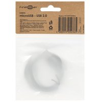 Кабель FinePower micro USB-B - USB Type-A черный 1 м