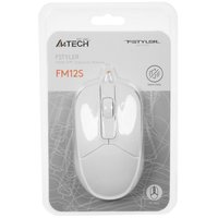 Мышь проводная A4Tech Fstyler FM12S  белый