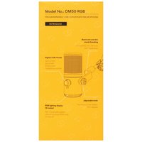 Микрофонный комплект Maono DM30 RGB черный