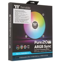 Вентилятор Thermaltake Pure 20 ARGB Sync Case Fan TT Premium Edition [CL-F081-PL20SW-A] черный