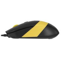 Клавиатура+мышь  проводная  A4Tech Fstyler F1110 желтый