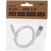 Кабель FinePower Lightning 8-pin - USB Type-A белый