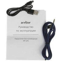 Wireless/wired headphones Aceline BT-275 blue 2023