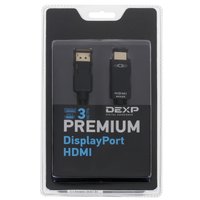 DEXP HDMI - DisplayPort, 3 м