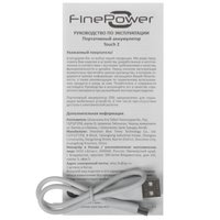Портативный аккумулятор FinePower Touch 2 белый