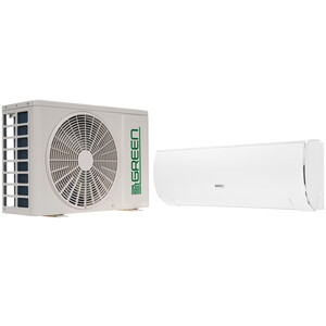 Изображение товара Настенная сплит-система GREEN GRI-09HH2/GRO-09HH3 белый для комнаты до 25 м²