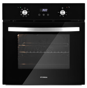 Изображение товара Электрический духовочный шкаф Hyundai HEO 6647 BG черный 8 программ современный дизайн