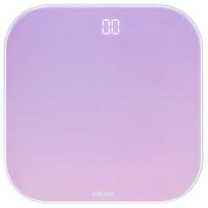 Изображение товара Электронные весы DEXP SC-992 фиолетовые 180 кг с подсветкой дисплея