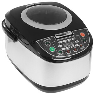 Изображение товара Мультиварка LUMME LU-1452 серебристая мощность 860 Вт 5 л с автоматическими программами
