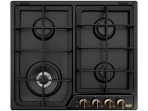 Изображение товара Газовая варочная поверхность DeLonghi ANF 46 PRO RUS 4 конфорки электрический и газовый пермакросом