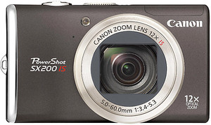 Купить Цифровая камера Canon PowerShot SX200 IS Black (12.0 MPix