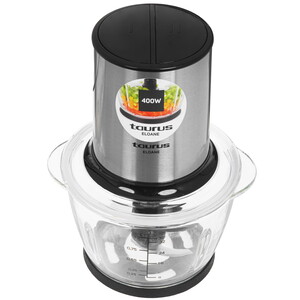 Изображение товара Измельчитель Taurus Eloane серебристый мощность 400 Вт с двойным ножом