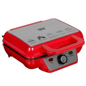 Изображение товара Вафельница GFgril GFW-015 Waffle Plus красная для бельгийских вафель